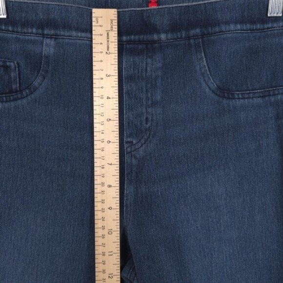 SPANX‎ Jean-ish Ankle Leggings Women's LARGE Stretch Pull-On Pants 20018R - Picture 7 of 13